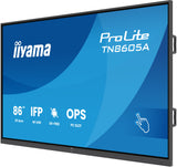 iiyama TN8605A-B1AG skilte display Interaktivt fladpanel 2,17 m (85.6") 500 cd/m² 4K Ultra HD Sort Berøringsskærm