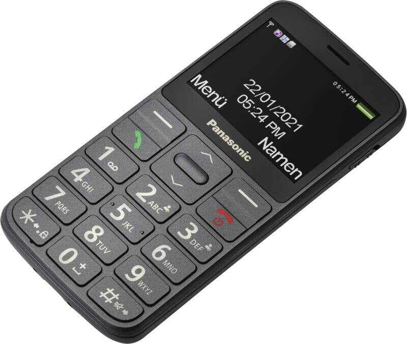Panasonic KX-TU160EXG mobiltelefon 6,1 cm (2.4") 96 g Sort Senior telefon
