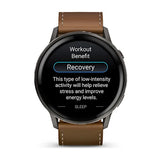 Garmin Venu 4 3,56 cm (1.4") AMOLED 45 mm Digital 454 x 454 pixel Berøringsskærm Sort Wi-Fi GPS (satellit)