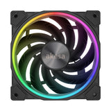 Akasa SOHO AR Computerkabinet Ventilator 12 cm Sort, Transparent 1 stk