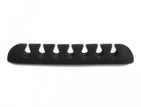 DeLOCK 18348 kabelorganisator Bord/Væg Kabelholder Sort 6 stk