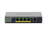 NETGEAR GS105EPP Ikke administreret Gigabit Ethernet (10/100/1000) Strøm over Ethernet (PoE) Bord-/vægmontering Grå