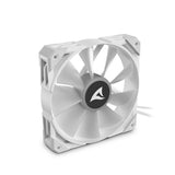 Sharkoon F50 Computerkabinet Ventilator 12 cm Grå, Hvid