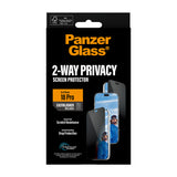PanzerGlass ® 2-Way Privacy Skærmbeskyttelse iPhone 18 Pro | Ultra-Wide Fit m. EasyAligner