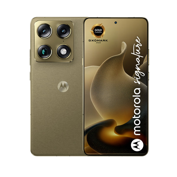 Motorola signature 17,2 cm (6.78") Dual SIM Android 16.0 5G USB Type-C 16 GB 512 GB 5200 mAh Guld