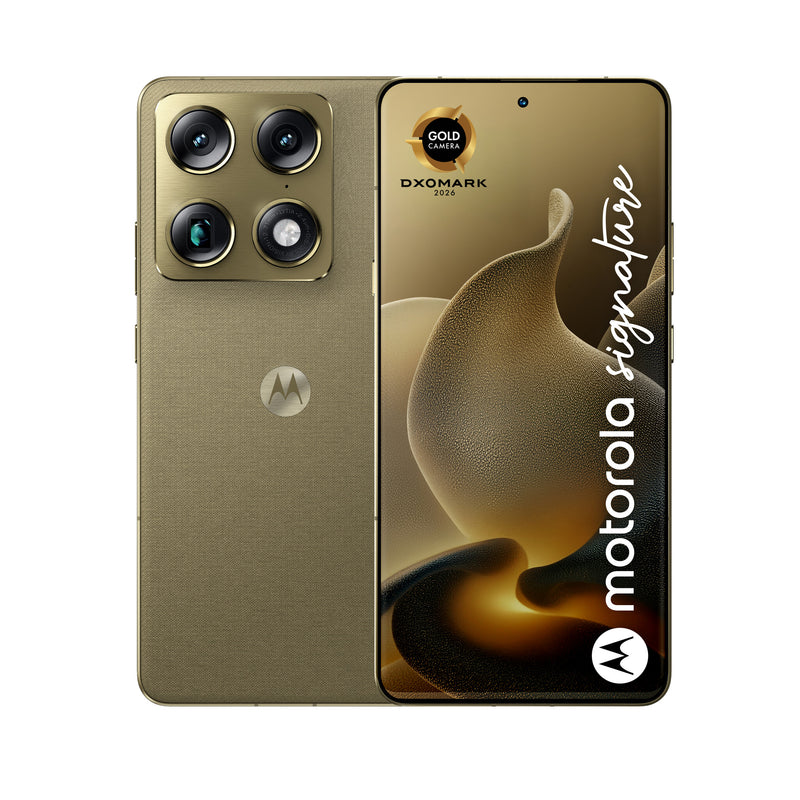 Motorola signature 17,2 cm (6.78") Dual SIM Android 16.0 5G USB Type-C 16 GB 512 GB 5200 mAh Guld