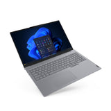 Lenovo ThinkBook 16 G9 AHP AMD Ryzen™ 7 250 Laptop 40,6 cm (16") WUXGA 32 GB DDR5-SDRAM 1 TB SSD Wi-Fi 7 (802.11be) Windows 11 Pro Grå Tysk
