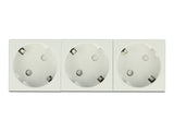 DeLOCK 81424 stikkontakt CEE 7/3 Hvid