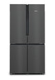 Siemens iQ500 KF96NAXEA side-by-side køle-fryseskab Fritstående 605 L Sort, Rustfrit stål