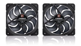 Noctua NF-A12x25 G2 PWM Sx2-PP chromax.black Computerkabinet Ventilator 12 cm Sort 2 stk
