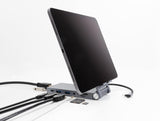 DeLOCK 88199 dockingstation Ledningsført USB 3.2 Gen 1 (3.1 Gen 1) Type-C Grå