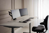 BakkerElkhuizen BE Flexible Dual 88,9 cm (35") Skrivebord Sort