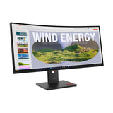 Lenovo ThinkVision T34WD-40 computerskærm 86,4 cm (34") 3440 x 1440 pixel Wide Quad HD LED Sort