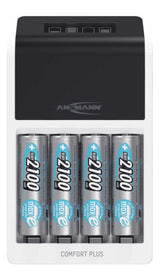 Ansmann Comfort Plus batterioplader Universel Vekselstrøm