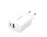 Intenso POWER ADAPTER USB-A/USB-C/7803012 Universel Hvid Vekselstrøm Hurtig opladning Indendørs