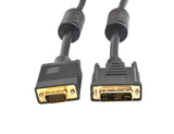 Prokord DVI-VGA 0049 videokabel adapter 2 m DVI-A VGA (D-Sub) Sort