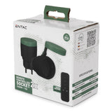 Entac ES-2S-RC-44 strømstik adapter Grøn, Sort