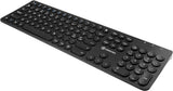 Voxicon Slim Classic 282WL tastatur RF trådløst QWERTY Nordisk Sort