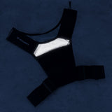 Wozinsky 5907769364402 lys & refleks til sportsikkerhed Vest Sort Polyester One size Løb, Cykling