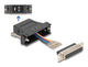 DeLOCK 67097 kabel kønsskifter D-Sub 25 RJ12 Sort