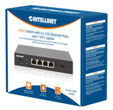 Intellinet 562058 netværksswitch Ikke administreret 2.5G Ethernet (100/1000/2500) Sort