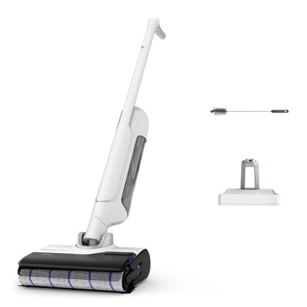 Rowenta X Clean 10 2-i-1 stangstøvsuger Batteri Tør&våd Poseløs 200 W Sølv, Hvid