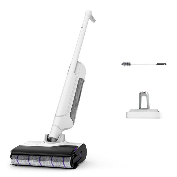 Rowenta X Clean 10 2-i-1 stangstøvsuger Batteri Tør&våd Poseløs 200 W Sølv, Hvid