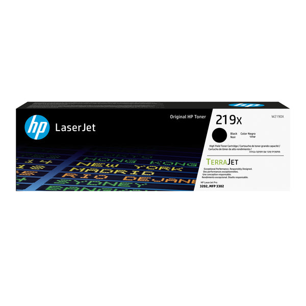 HP 219X original LaserJet-tonerpatron med høj ydelse, sort