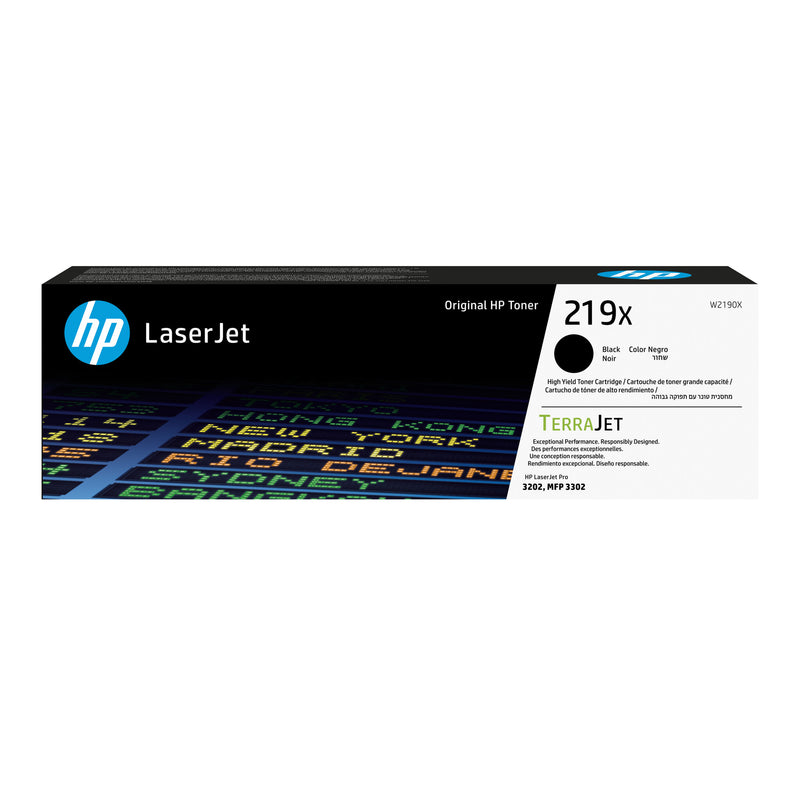 HP 219X original LaserJet-tonerpatron med høj ydelse, sort