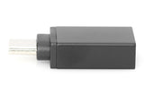 Digitus AK-300506-000-S kabel kønsskifter USB C USB A Sort