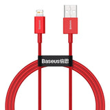 Baseus CALYS-A09 Lightning kabel 1 m Rød