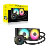 Corsair Nautilus 240 RS ARGB Liquid Processor Alt-i-en væskekøler Sort 1 stk