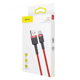 Baseus CATKLF-B09 USB-kabel 1 m USB A USB C Rød