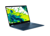 Acer Swift Spin 14 AI SFSP14-Q51T-X0AS Snapdragon X2E-78-100 Hybrid (2-i-1) 35,6 cm (14") Berøringsskærm WUXGA 16 GB LPDDR5x-SDRAM 512 GB SSD Wi-Fi 7 (802.11be) Windows 11 Home Blå
