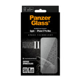 PanzerGlass ® Ceramic II Skærmbeskyttelse iPhone 17 Pro Max | Ultra-Wide Fit m. EasyAligner