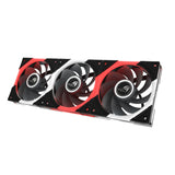ASUS ROG Eurux GR120 ARGB Reverse Fan - Triple Pack Computerkabinet Ventilator 12 cm Sort, Hvid 3 stk