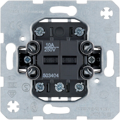 Hager 503404 lyskontakt Metallic