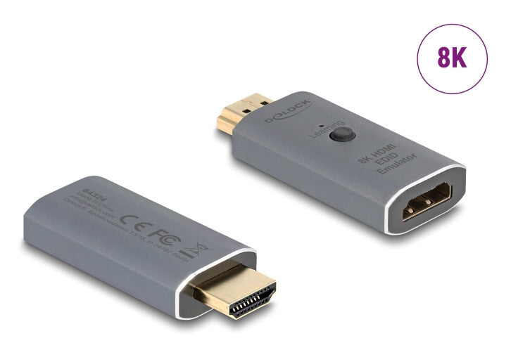 DeLOCK 64324 kabel kønsskifter HDMI Anthracit