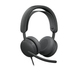 Logitech 981-001618 hovedtelefoner/headset Ledningsført Opkald/musik USB Type-C / USB Type-A Grafit