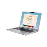 Acer Aspire 14 AI A14-53M-71LQ Intel Core Ultra 7 258V Laptop 35,6 cm (14") WUXGA 32 GB LPDDR5x-SDRAM 1 TB SSD Wi-Fi 7 (802.11be) Windows 11 Home Tysk Sølv