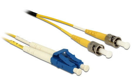 DeLOCK 84696 InfiniBand og fiberoptisk kabel 10 m 2x LC 2x ST Gul