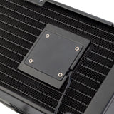 Silverstone SST-XE360PDD Computerkølesystem Processor Væskekølingssæt 12 cm Aluminium, Sort, Grå