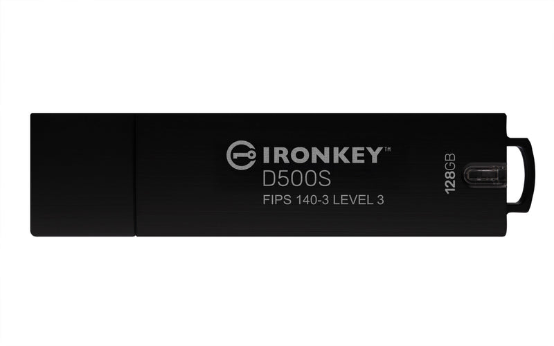 Kingston Technology IronKey 128 GB D500S FIPS 140-3, niv. 3 AES-256