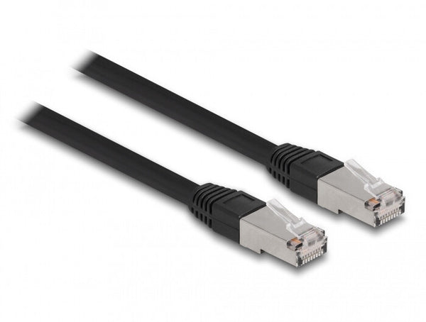 DeLOCK 80126 netværkskabel Sort 1 m Cat6a S/FTP (S-STP)