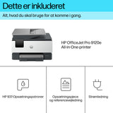 HP OfficeJet Pro 9120e Trådløst All-in-One Farve Printer, Instant Ink; 2-sidet printning