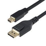 StarTech.com DP14MDPMM10F DisplayPort kabel 3 m Mini DisplayPort Sort
