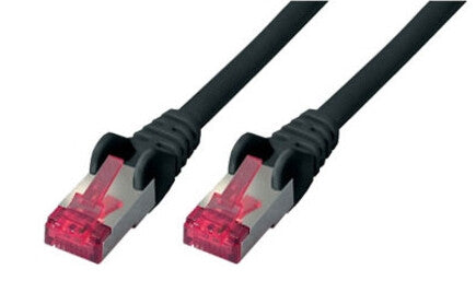 shiverpeaks RJ45/RJ45 Cat6a 7.5m netværkskabel Sort 7,5 m S/FTP (S-STP)