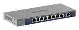 NETGEAR GS108MX-100EUS netværksswitch Ikke administreret L2 Gigabit Ethernet (10/100/1000) Bord-/vægmontering