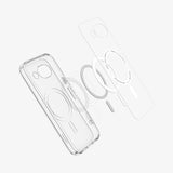 Spigen Ultra Hybrid (Mag Fit) mobiltelefon etui 16 cm (6.3") Cover Hvid, Transparent