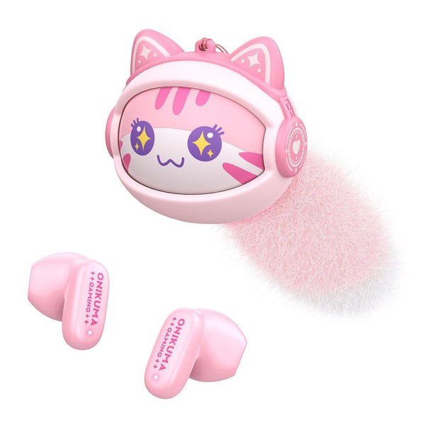 Onikuma TX603 hovedtelefoner/headset Trådløs I ørerne Opkald/musik Bluetooth Lyserød